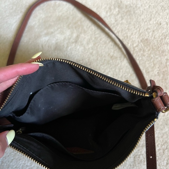 Fossil Black and Brown Crossbody Bag - Picture 7 of 9
